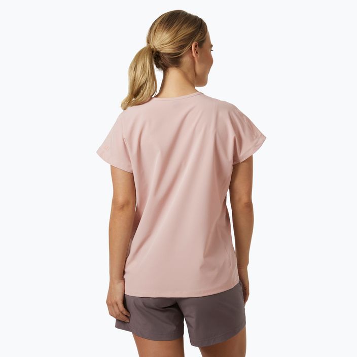 Moteriški marškinėliai Helly Hansen Thalia Summer Top pink cloud 2