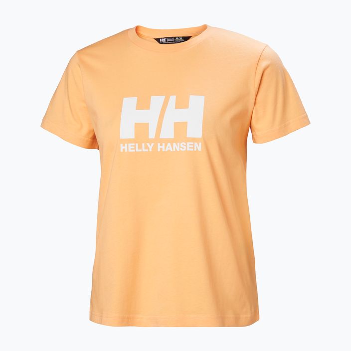 Moteriški marškinėliai Helly Hansen Logo 2.0 miami peach 4