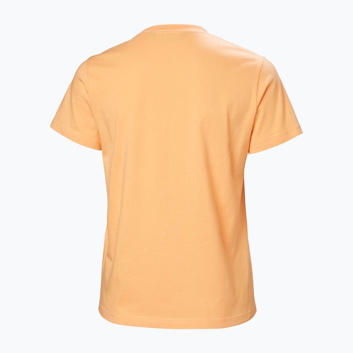 Moteriški marškinėliai Helly Hansen Logo 2.0 miami peach 5