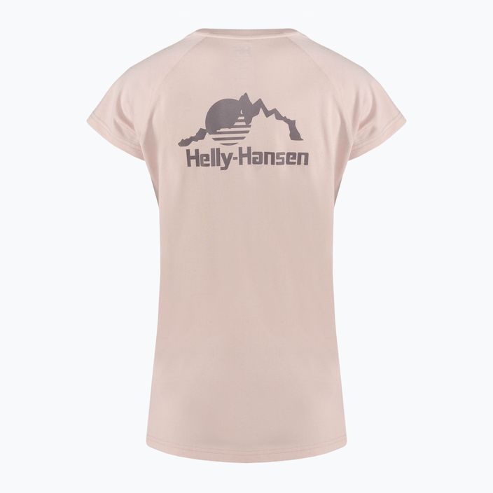 Moteriški marškinėliai Helly Hansen Nord Graphic Drop pink cloud 5