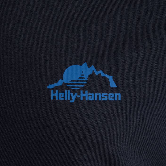 Vyriški žygio marškinėlai ilgomis rankovėmis Helly Hansen Nord Graphic navy 3