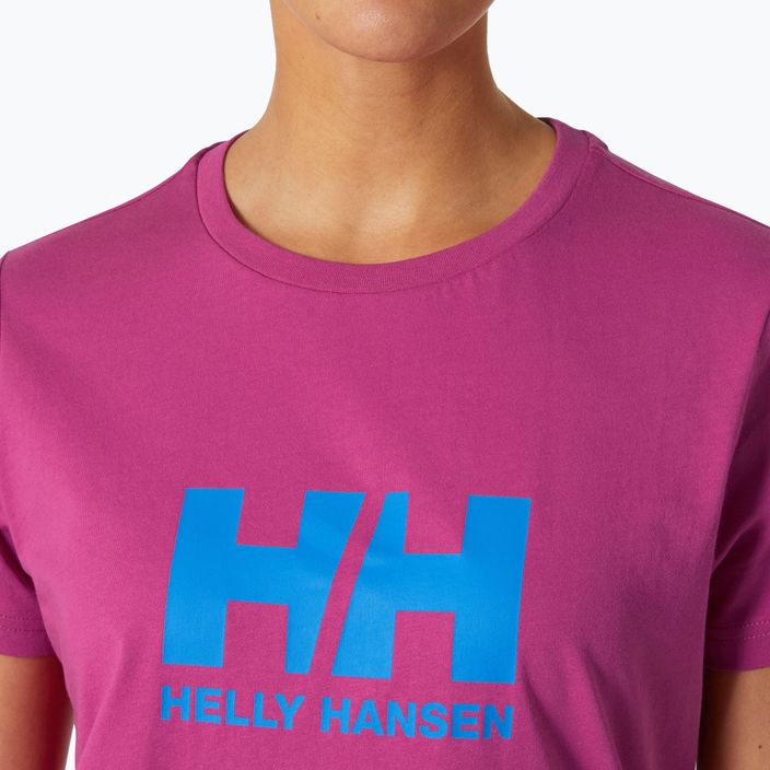 Moteriški marškinėliai Helly Hansen Logo 2.0 magenta 2.0 3