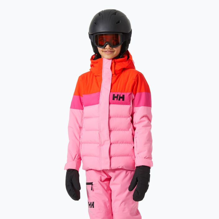 Vaikiška slidinėjimo striukė Helly Hansen Diamond sugar pink