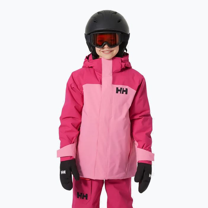 Vaikiška slidinėjimo striukė Helly Hansen Level sugar pink