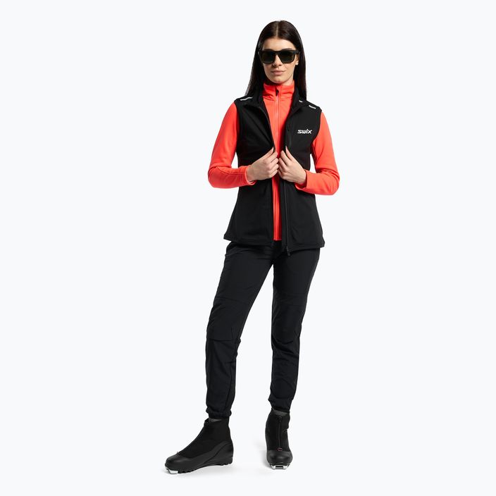 Swix Focus Warm moteriška slidinėjimo liemenė juoda 11216-10000 2