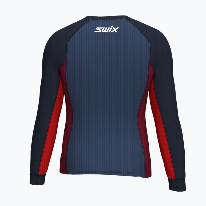 Vyriški Swix Racex Bodyw termo marškinėliai tamsiai mėlyna ir raudona 40811-75120 2