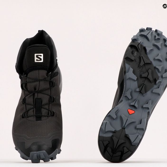 Salomon Cross Hike Mid Gore-Tex vyriški trekingo batai juodi L41118500 10