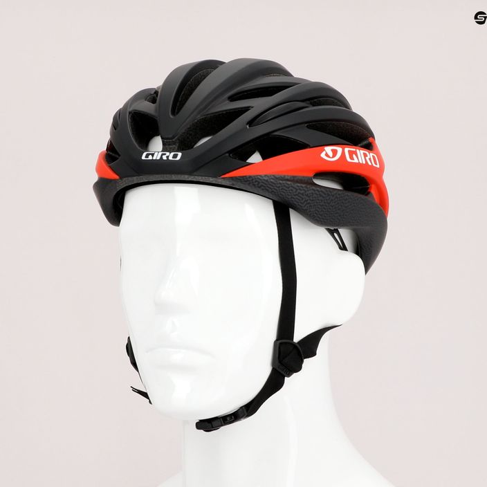 Giro Syntax dviratininko šalmas juodai raudonas GR-7099697 9