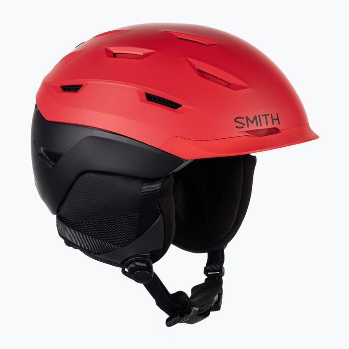 Smith Level slidinėjimo šalmas raudonas/juodas E00629