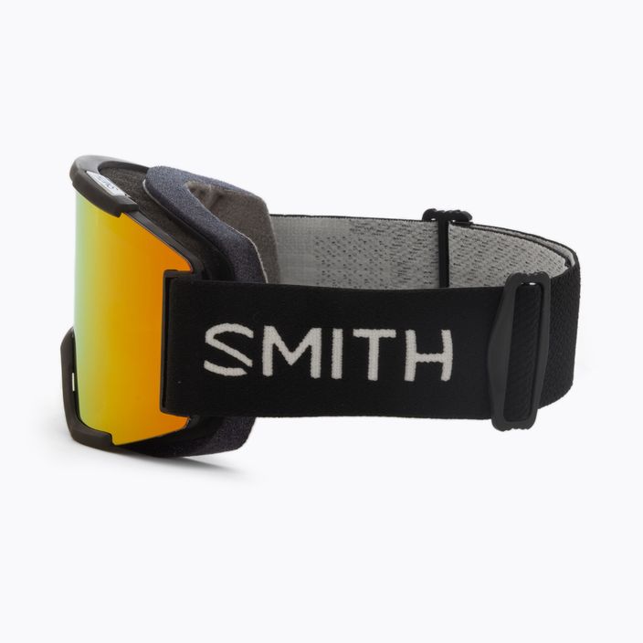 Slidinėjimo akiniai Smith Squad juodi/chromapop saulė raudoni veidrodiniai slidinėjimo akiniai M00668 3