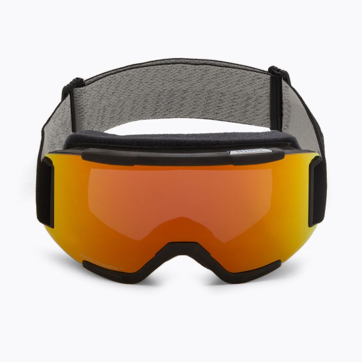 Slidinėjimo akiniai Smith Squad juodi/chromapop saulė raudoni veidrodiniai slidinėjimo akiniai M00668 4