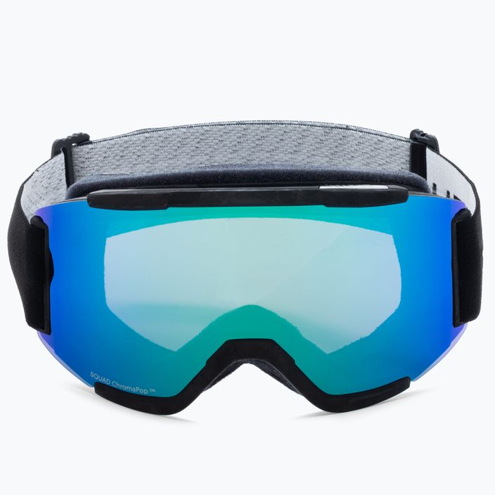Smith Squad slidinėjimo akiniai juodi/chromapop saulės žali veidrodžiai M00668 3