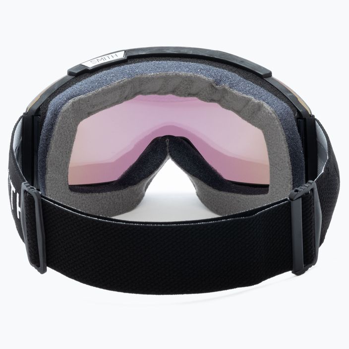 Smith Squad slidinėjimo akiniai juodi/chromapop saulės žali veidrodžiai M00668 4