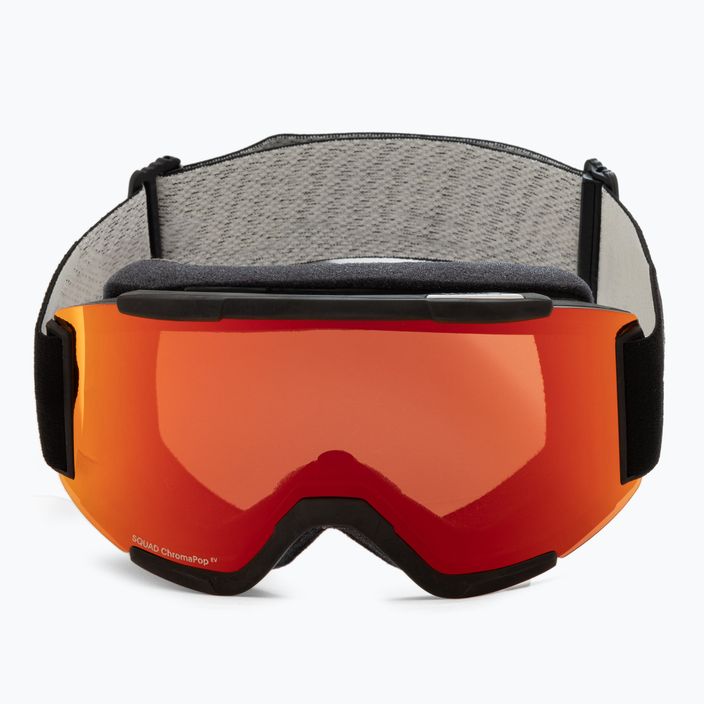 Smith Squad juodi/chromapop kasdieniai raudoni veidrodiniai slidinėjimo akiniai M00668 3