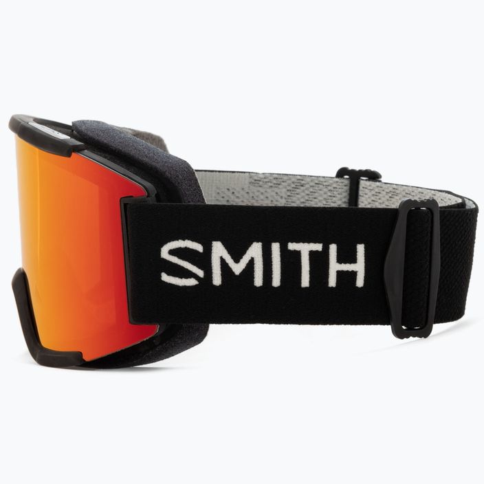 Smith Squad juodi/chromapop kasdieniai raudoni veidrodiniai slidinėjimo akiniai M00668 5