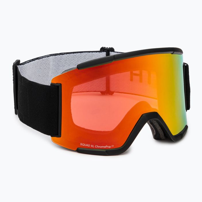 Smith Squad XL juodi/chromapop kasdieniai raudoni veidrodiniai slidinėjimo akiniai M00675 2