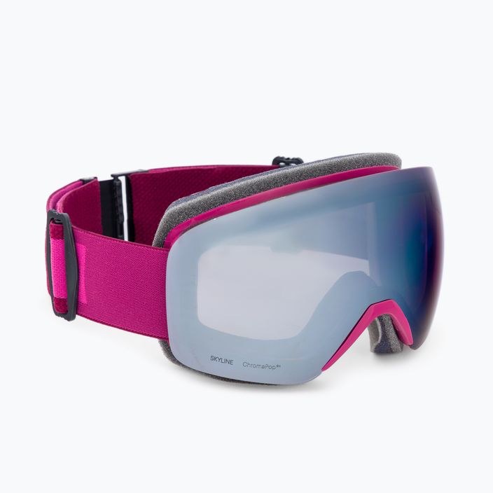 Smith Skyline slidinėjimo akiniai merlot/chromapop sun platinium mirror M006813AB995T