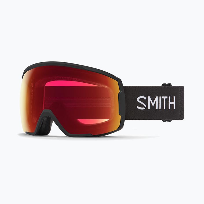 Smith Proxy slidinėjimo akiniai juodi/chromapop fotochrominiai raudoni veidrodžiai M00741 6