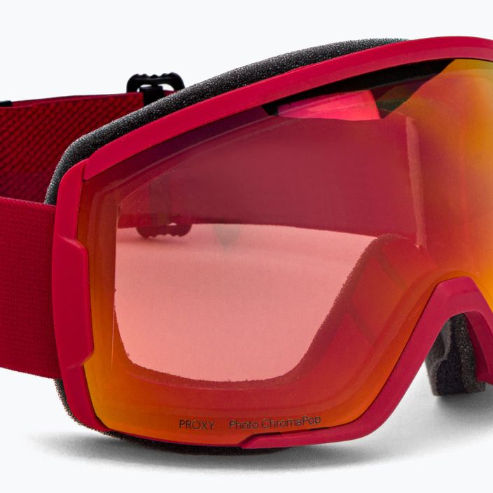 Smith Proxy lava/chromapop fotochrominiai raudoni veidrodiniai slidinėjimo akiniai M00741 5