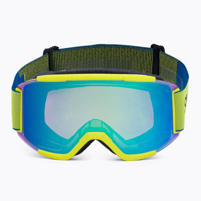 Smith Squad slidinėjimo akiniai neon yellow/chromapop everyday green mirror M00668 3