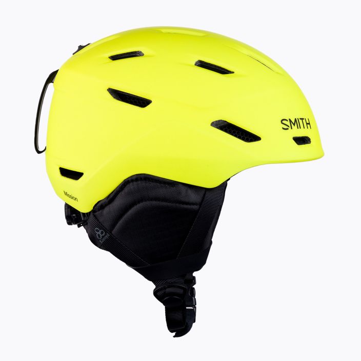 Smith Mission slidinėjimo šalmas geltonas E0069609K5155 4