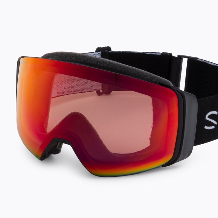 Smith 4D Mag black/chromapop fotochrominiai raudoni veidrodiniai slidinėjimo akiniai M00732 5