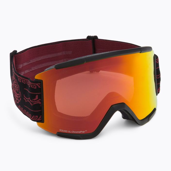 Smith Squad XL ac/zeb powell/chromapop everyday raudoni veidrodiniai slidinėjimo akiniai M00675