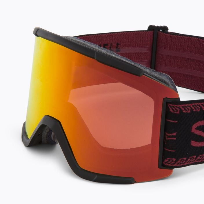 Smith Squad XL ac/zeb powell/chromapop everyday raudoni veidrodiniai slidinėjimo akiniai M00675 5