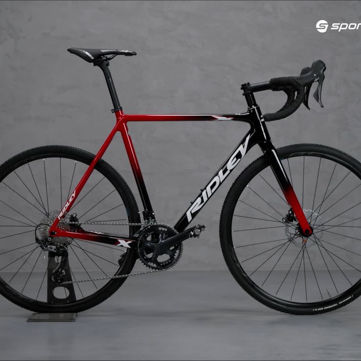 Ridley X-Night Disc GRX600 krosinis dviratis 2x XNI08As juoda/raudona SBIXNIRIDE26 13