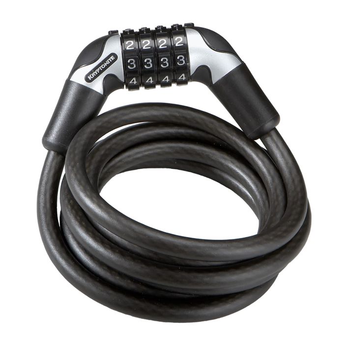 Kryptonite KryptoFlex 1018 Combo Cable dviračių spyna juoda 2
