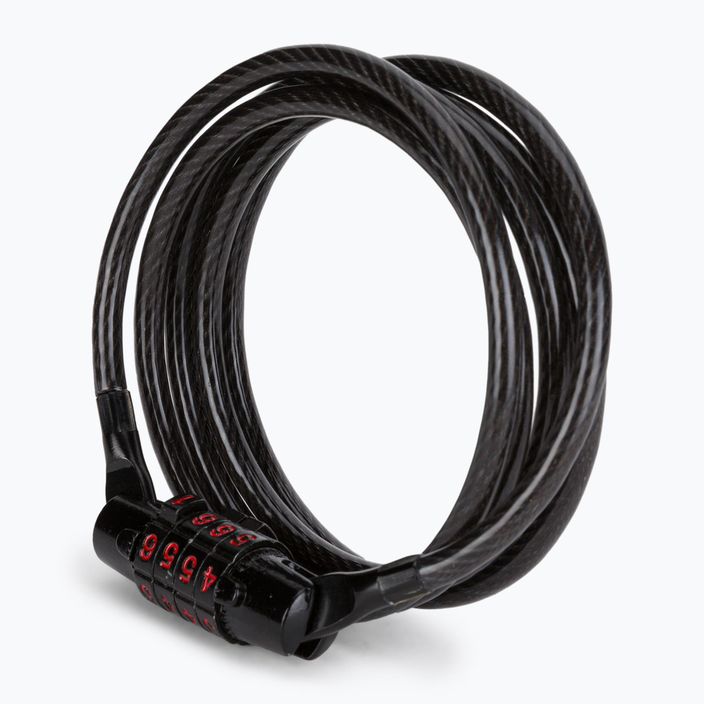 Kryptonite dviračio kabelinė spyna juoda Keeper 512 Combo Cable