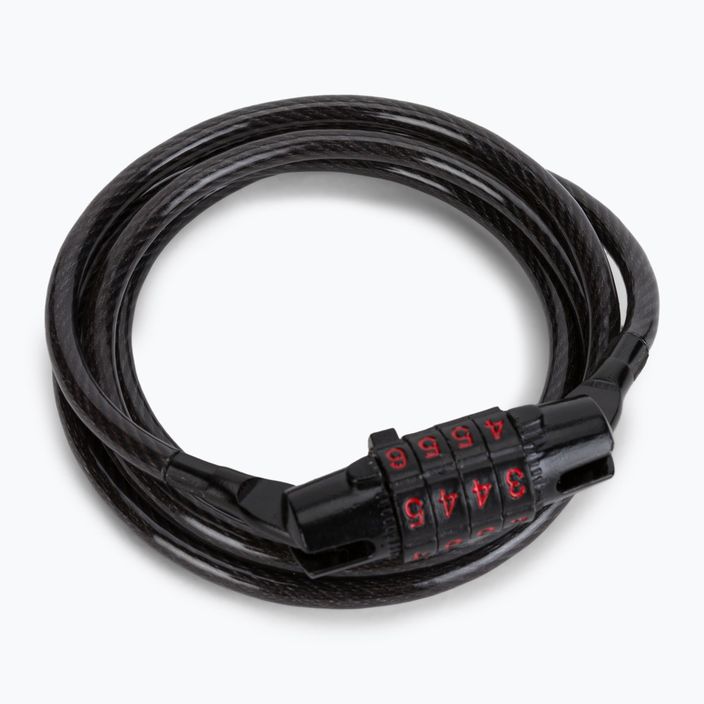Kryptonite dviračio kabelinė spyna juoda Keeper 512 Combo Cable 2