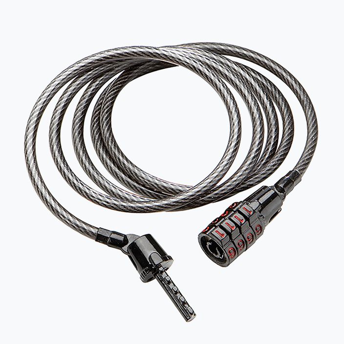 Kryptonite dviračio kabelinė spyna juoda Keeper 512 Combo Cable 5