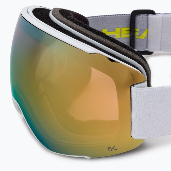 HEAD slidinėjimo akiniai Magnify 5K gold/orange/wcr 390831 6