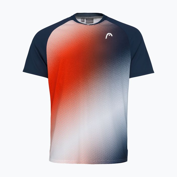 HEAD vyriški teniso marškinėliai Perf tamsiai mėlyna ir balta 811272