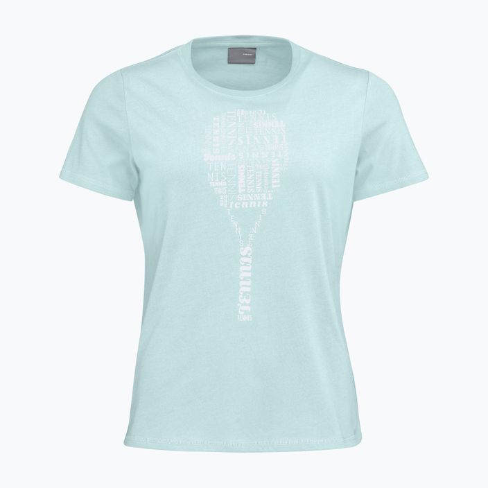 HEAD moteriški teniso marškinėliai Typo light blue 814512