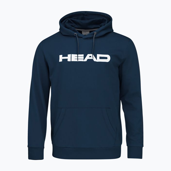 Vyriškas teniso džemperis HEAD Club Byron Hoodie dark/blue
