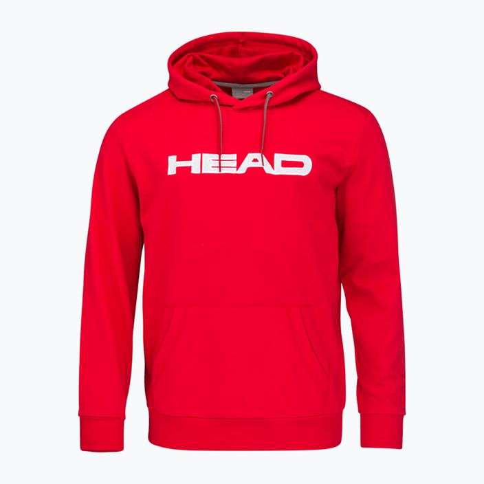Vyriškas teniso džemperis HEAD Club Byron Hoodie red