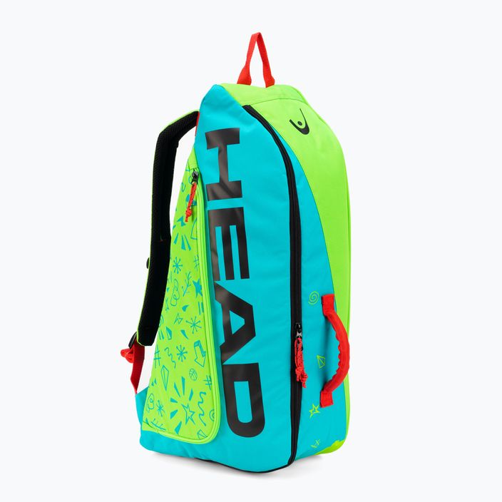 HEAD vaikiškas teniso krepšys Junior Combi Novak 35 l mėlynai žalias 283672 2