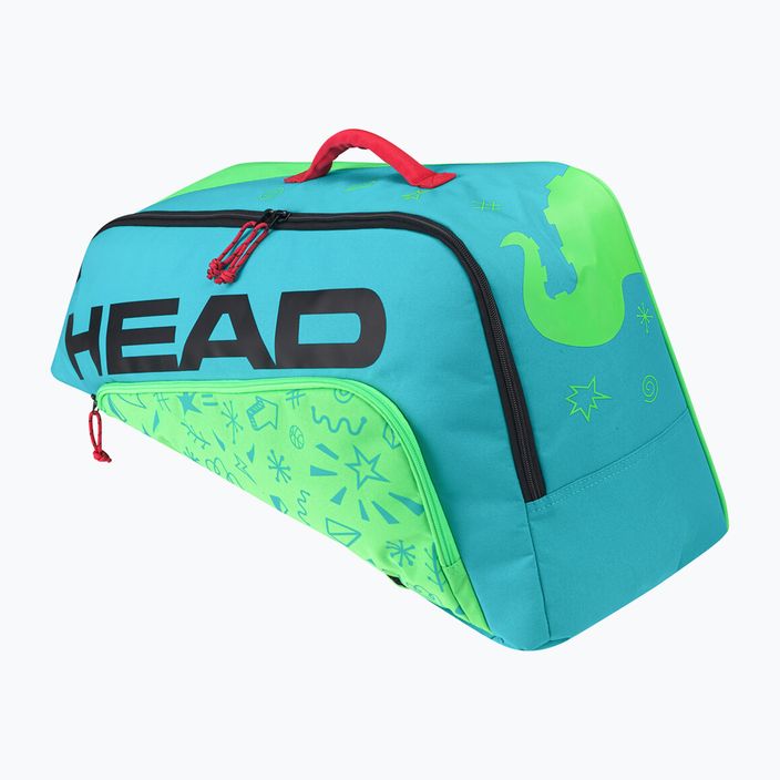 HEAD vaikiškas teniso krepšys Junior Combi Novak 35 l mėlynai žalias 283672 7