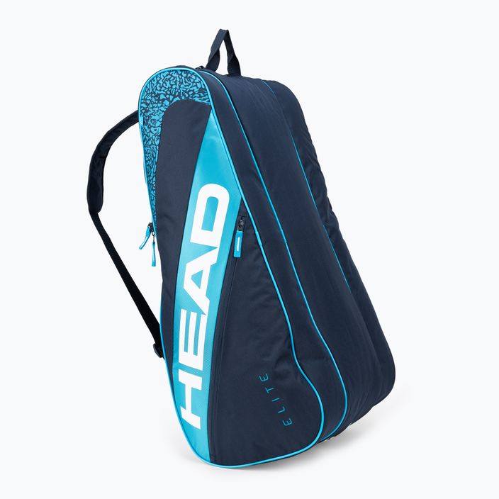 HEAD Elite 12R teniso krepšys 76 l tamsiai mėlynas 283592 2