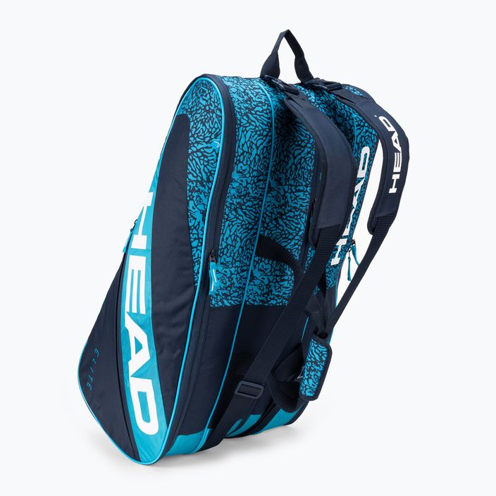 HEAD Elite 12R teniso krepšys 76 l tamsiai mėlynas 283592 4