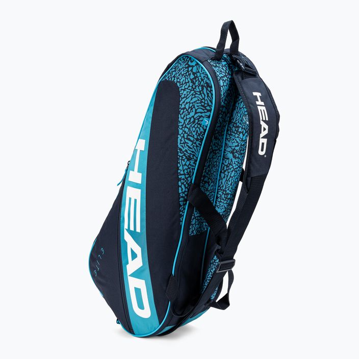 HEAD Elite 6R teniso krepšys 41 l tamsiai mėlynas 283642 4