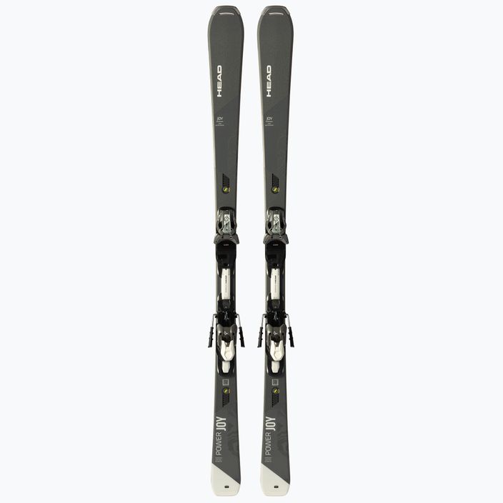 Moteriškos kalnų slidinėjimo slidės HEAD Power Joy SW SF-PR + Joy 12 grey 315670/100845