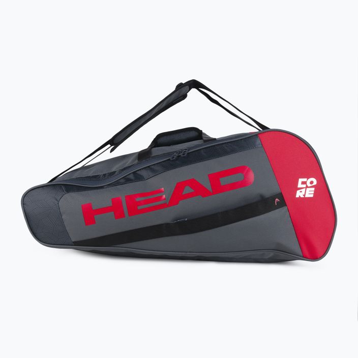 HEAD Core 9R Supercombi teniso krepšys 60 l pilkos spalvos 283391 2