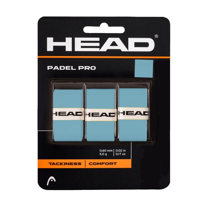 Padelio rakečių apvyniojimai HEAD Padel Pro 3 vnt. blue 2