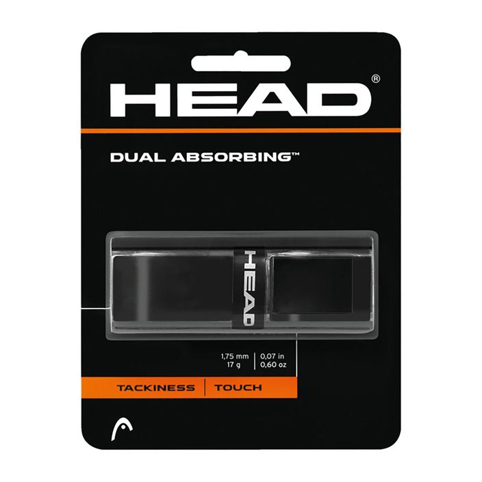 HEAD Dual Absorbing Grip raketės apvyniojimas juodas 285034 2