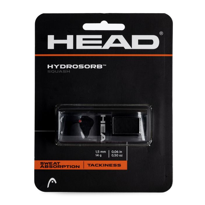 HEAD sq Hydrosorb Skvošo raketės apvyniojimas juodas 285025 2