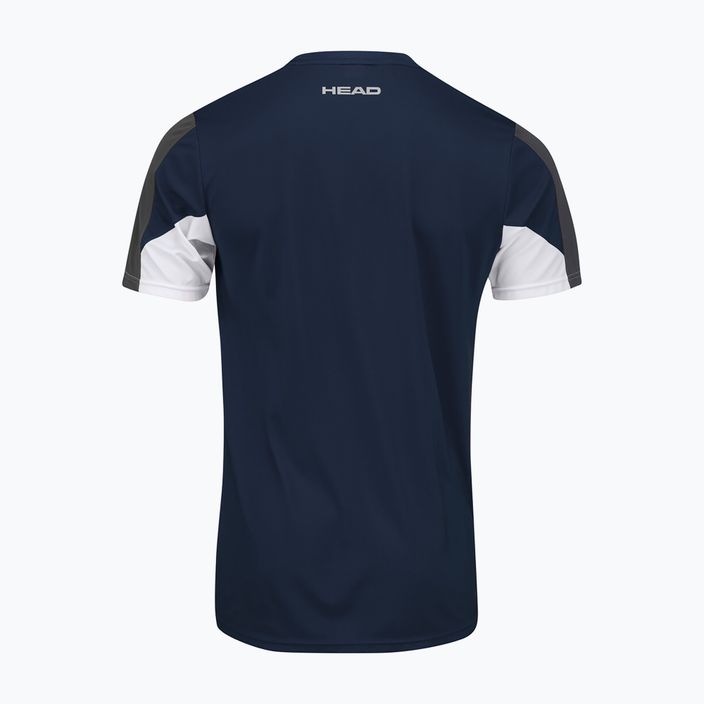 HEAD Club 22 Tech vyriški teniso marškinėliai, tamsiai mėlyni 811431NV 2