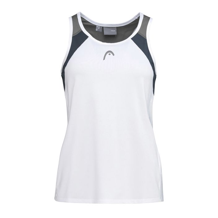 Vaikiški teniso marškinėliai HEAD Club 22 Tank Top white/navy 2